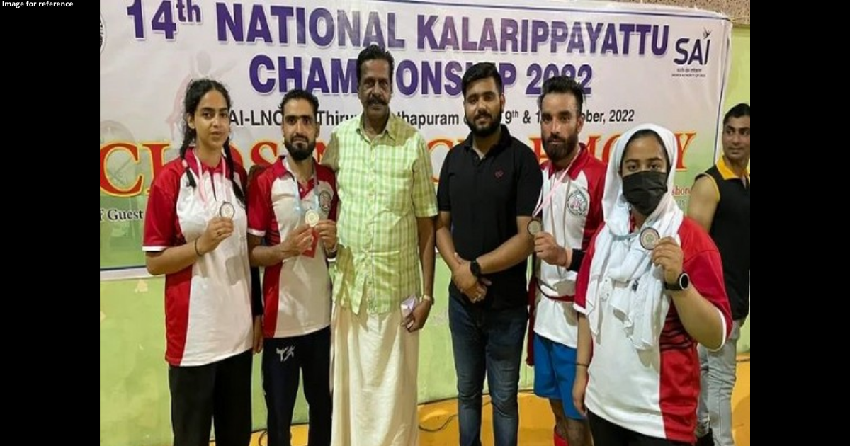 Four Kashmiri athletes win medals at National Kalarippayattu Championship in Kerala